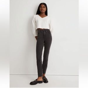 Madewell Stovepipe Jeans in Banberry Wash: Raw-Hem Edition. High Rise Size 30